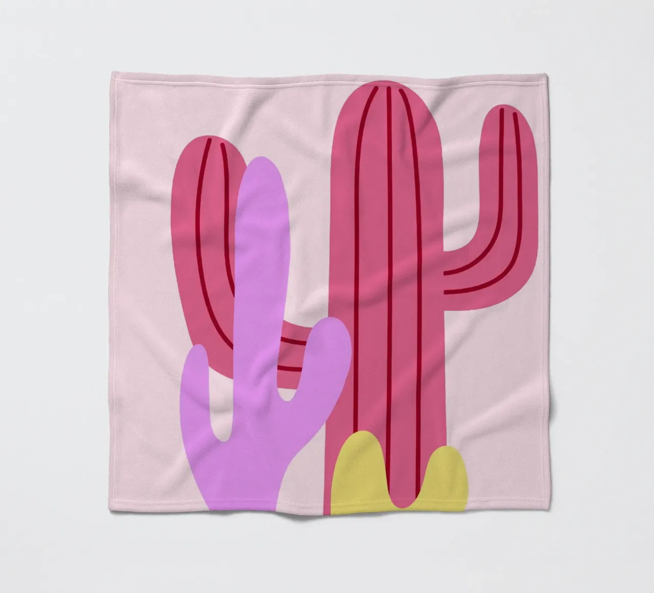 Cactus Calm coperta in pile da Attaboy Dsgn