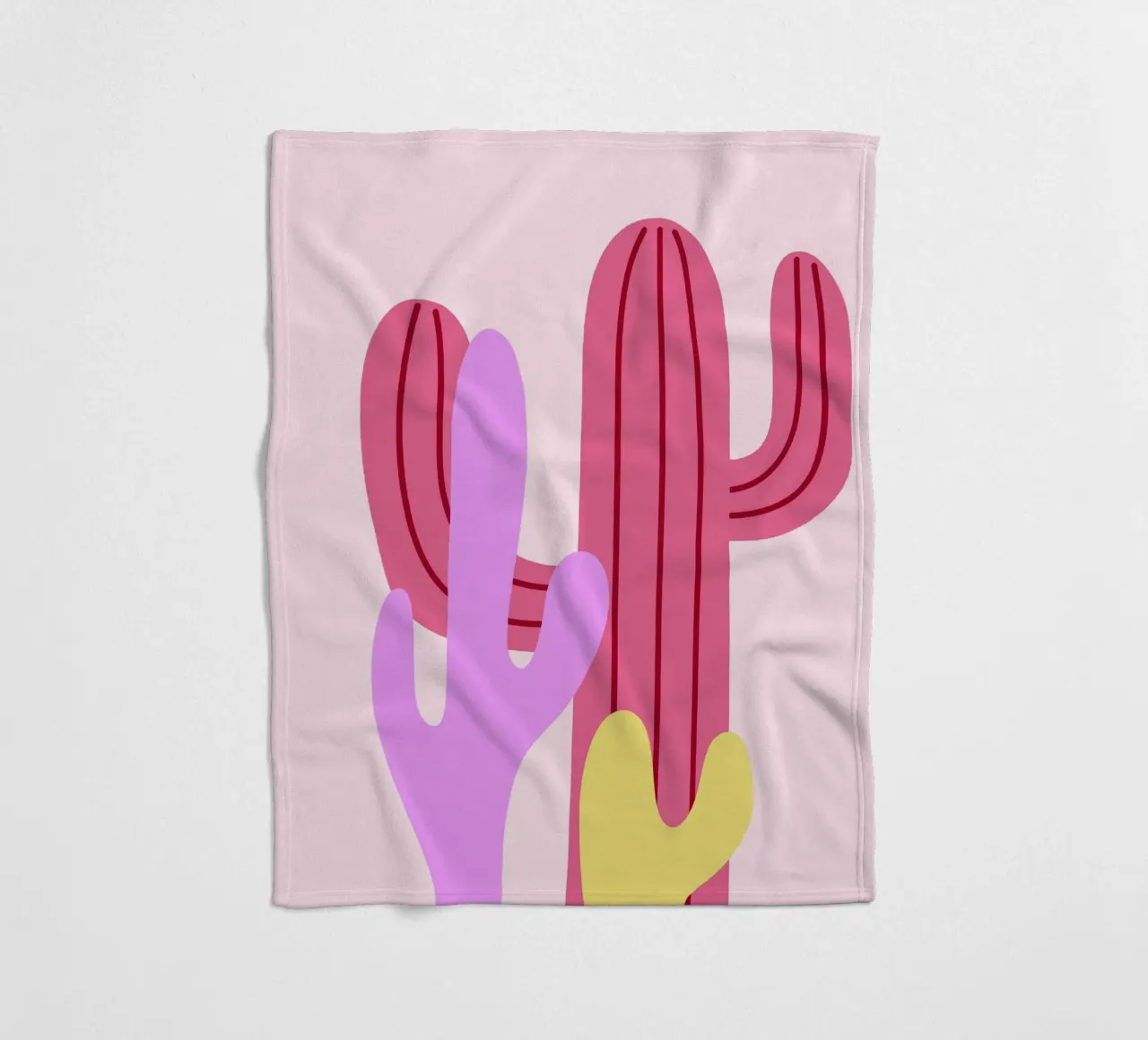 Cactus Calm coperta in pile da Attaboy Dsgn