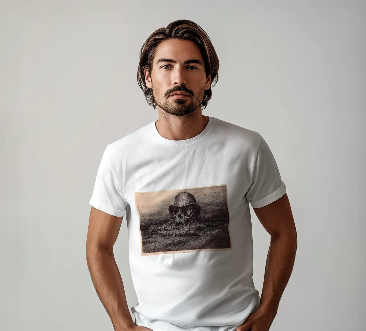 Cranio - Paul Weber t-shirt da Art In The Sky