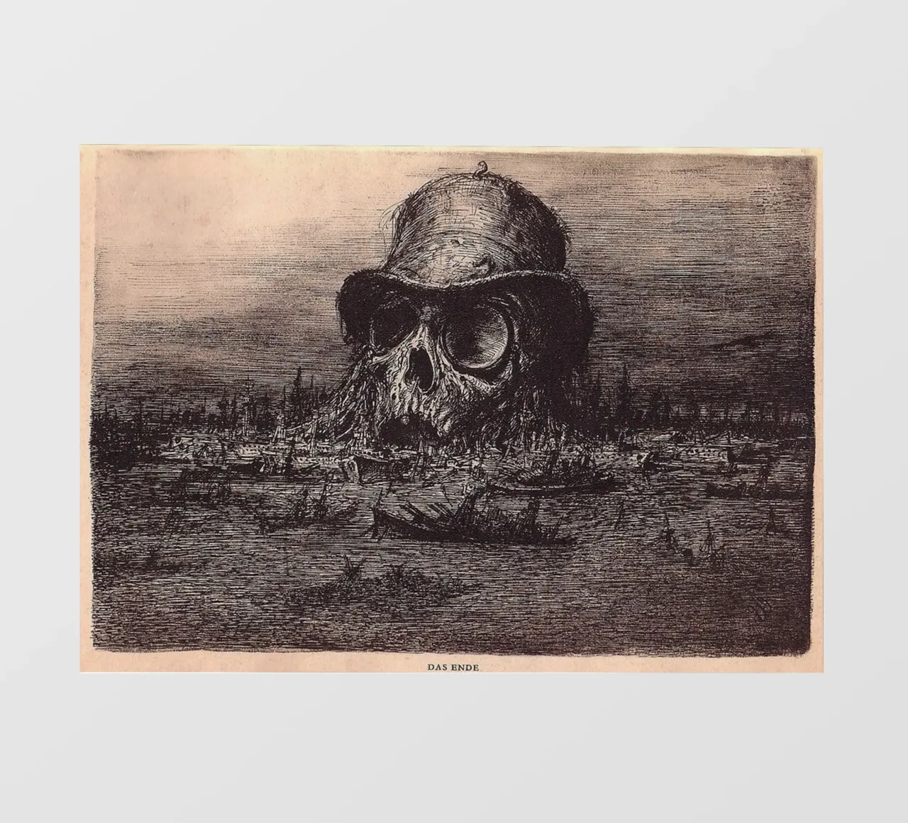 Cranio - Paul Weber pellicola backlit da Art In The Sky