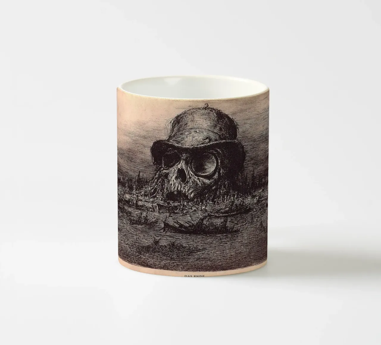 Cranio - Paul Weber tazza in ceramica da Art In The Sky