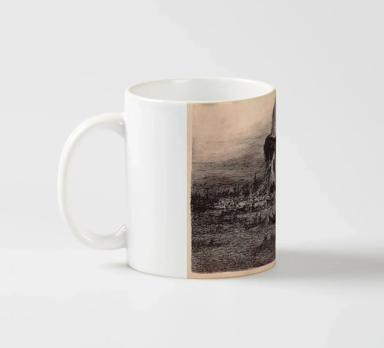 Cranio - Paul Weber tazza in ceramica da Art In The Sky