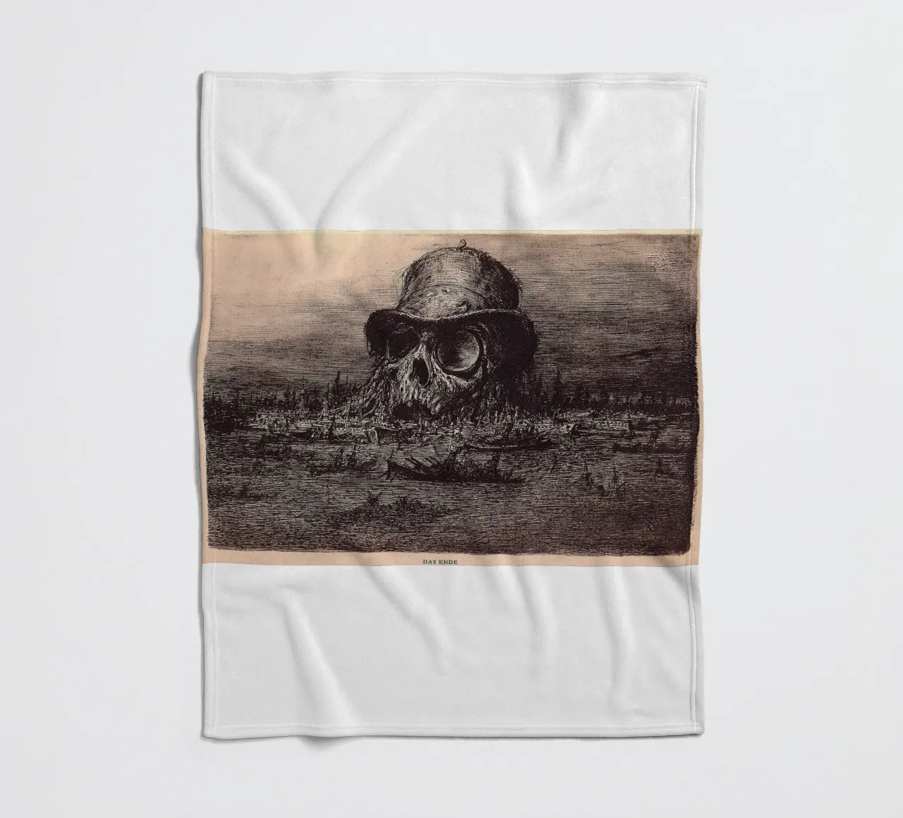 Cranio - Paul Weber coperta in pile da Art In The Sky