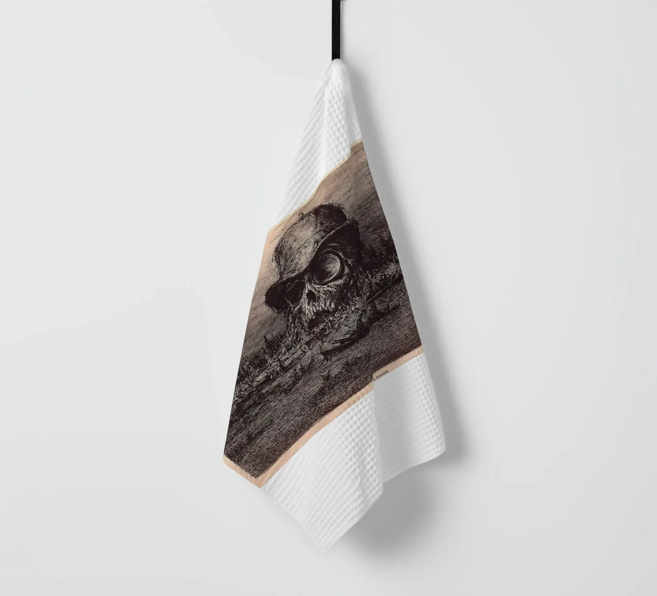 Cranio - Paul Weber canovaccio da cucina da Art In The Sky