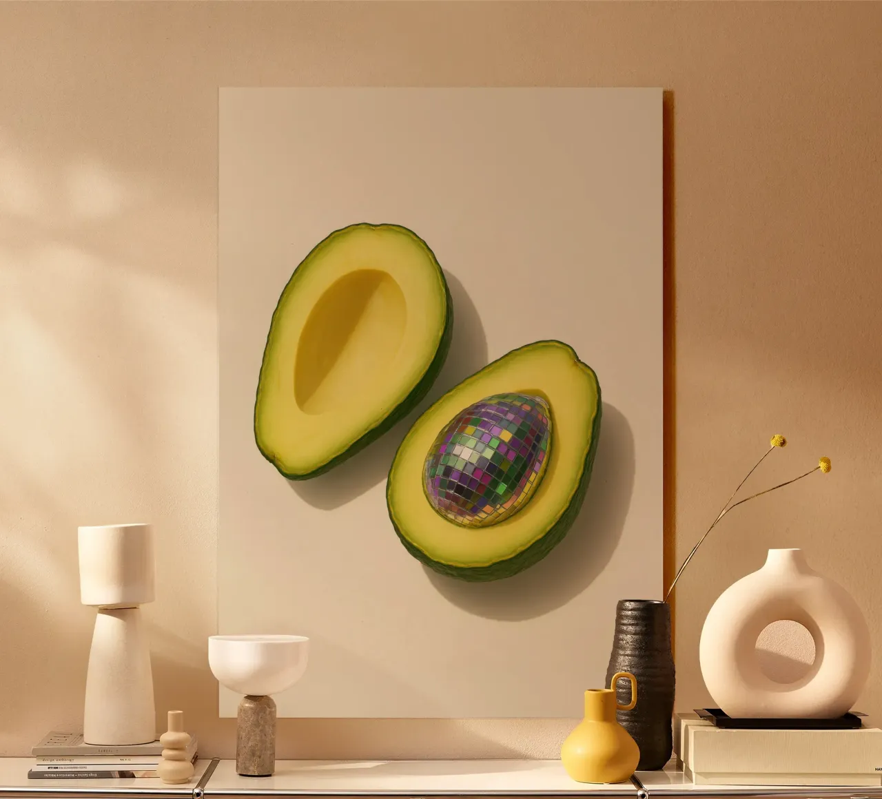 Disco Avocado Funky plexiglass da Attaboy Dsgn