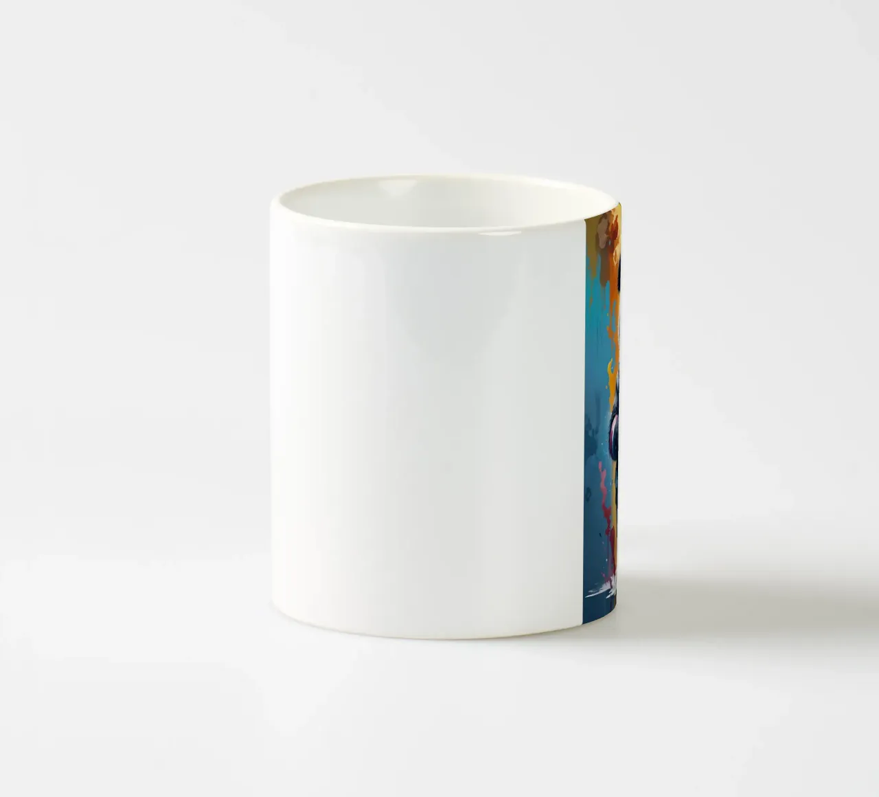 Panda e sassofono tazza in ceramica da MakArena