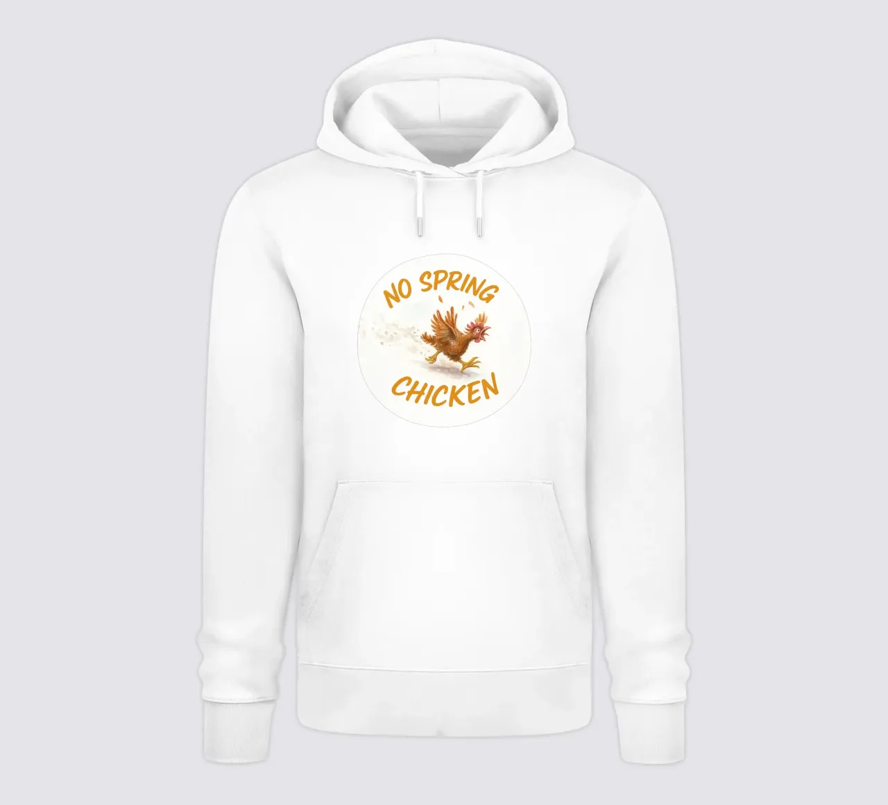 NO SPRING CHICKEN felpa con cappuccio da Vintage Van Gogh