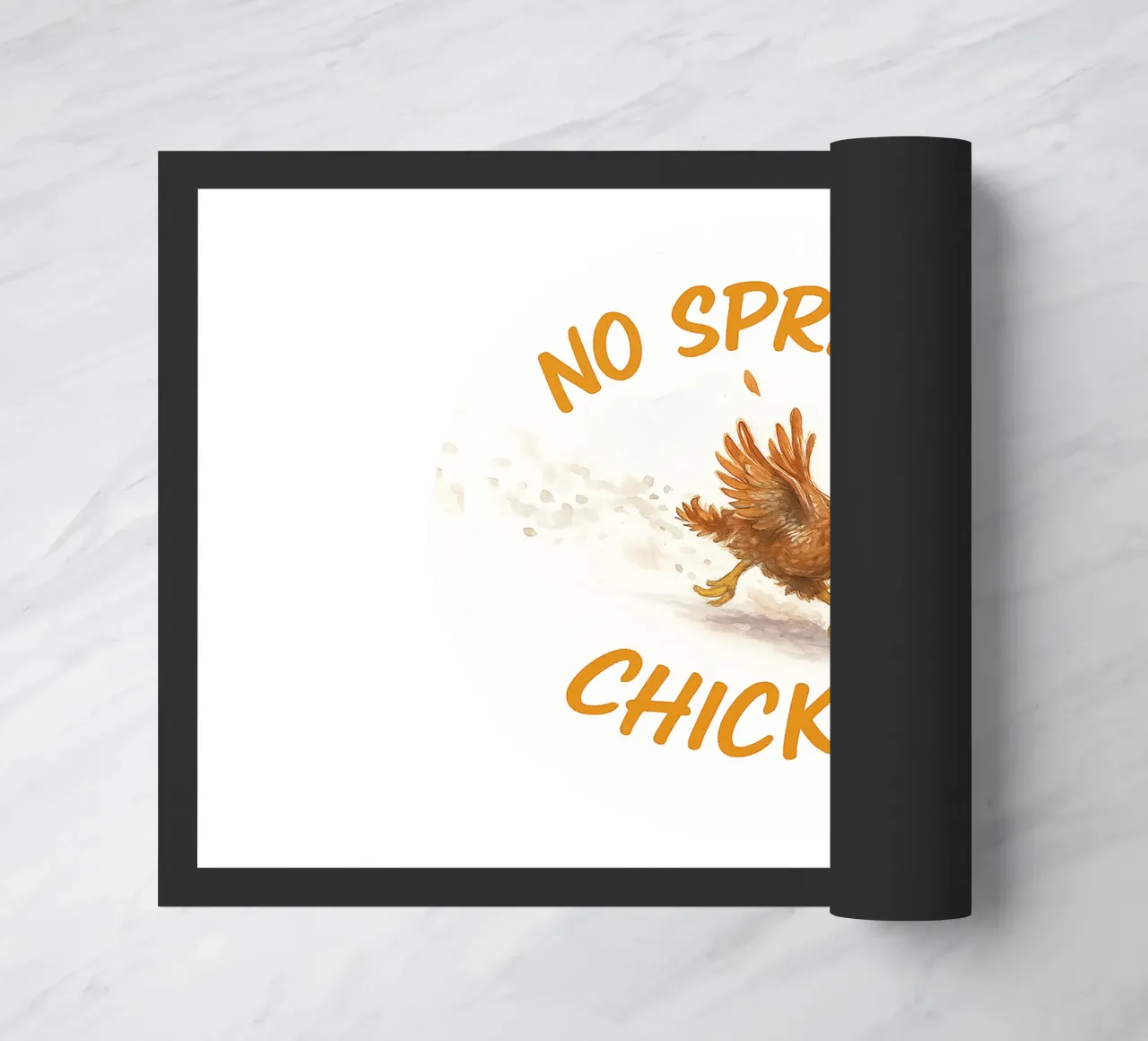 NO SPRING CHICKEN zerbino da Vintage Van Gogh