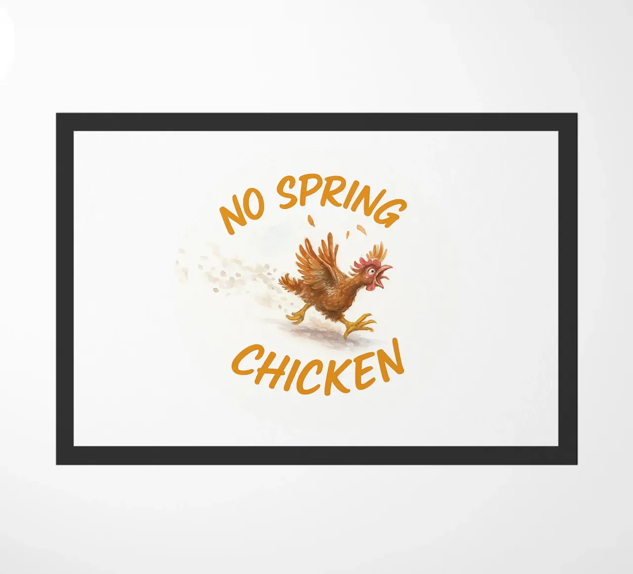 NO SPRING CHICKEN zerbino da Vintage Van Gogh