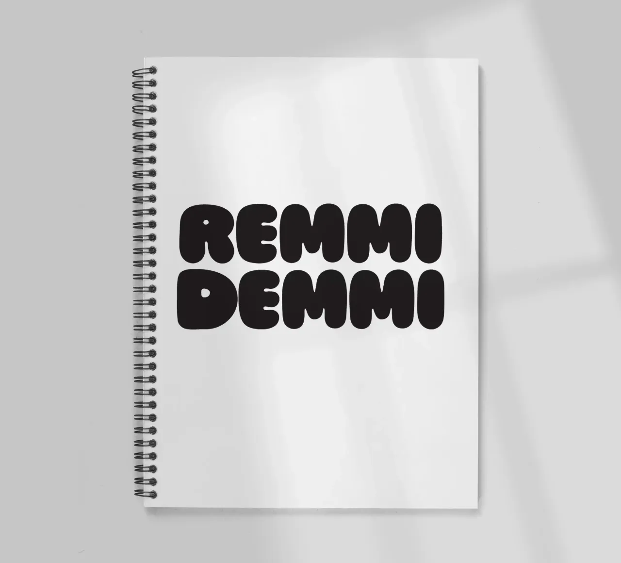 Remmi Demmi spiral notebook by Verplanungsagentur