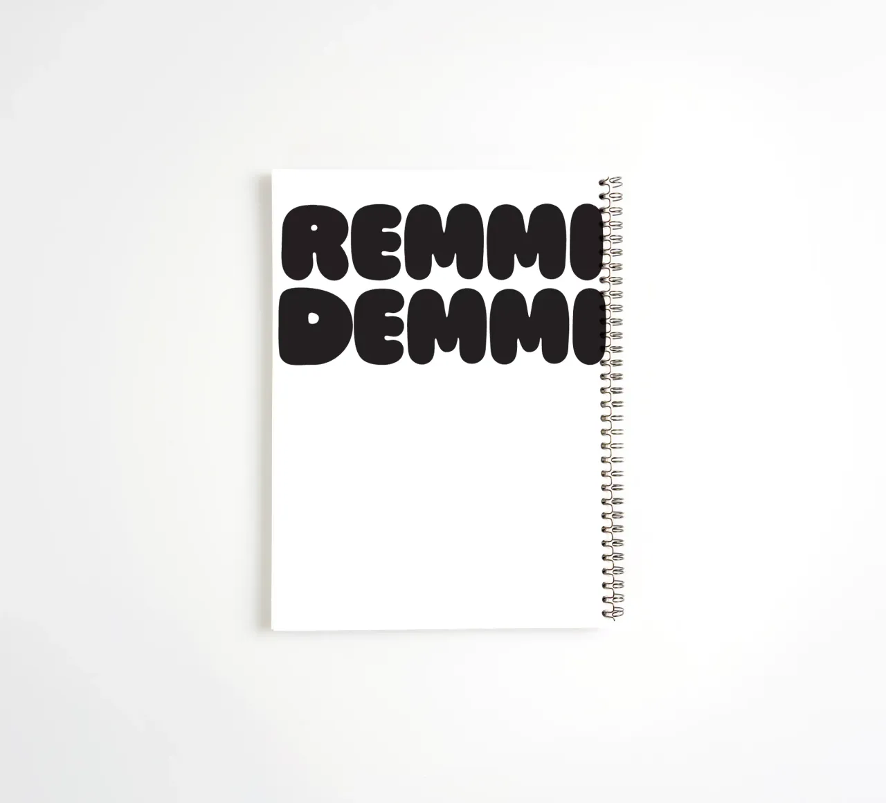 Remmi Demmi spiral notebook by Verplanungsagentur