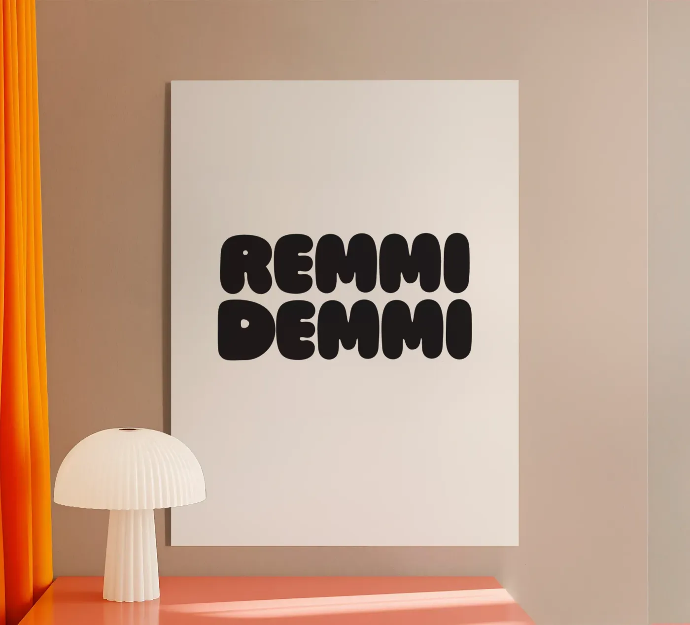 Remmi Demmi acrylic glass by Verplanungsagentur
