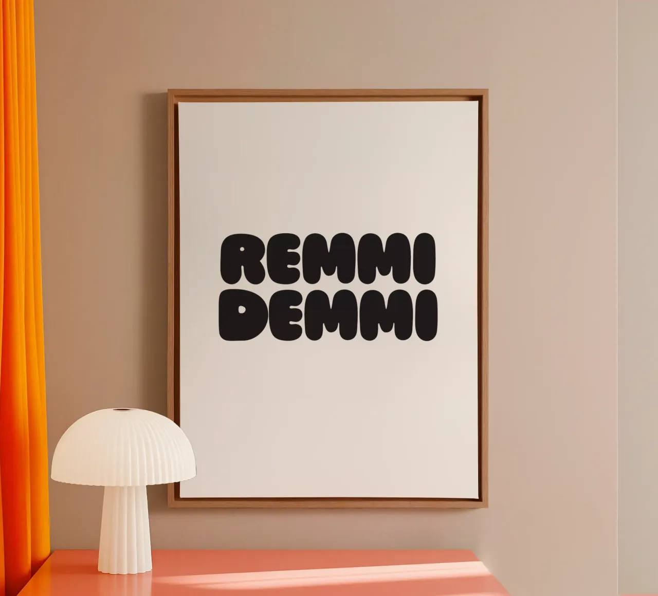 Remmi Demmi canvas met Baklijst van Verplanungsagentur