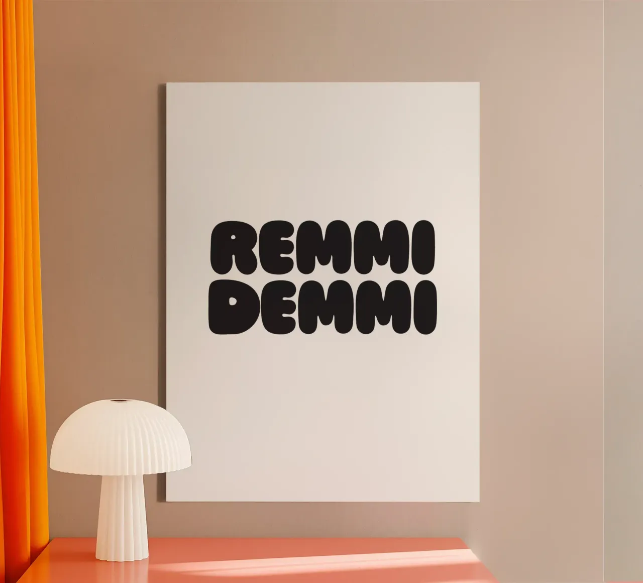Remmi Demmi canvas met Baklijst van Verplanungsagentur