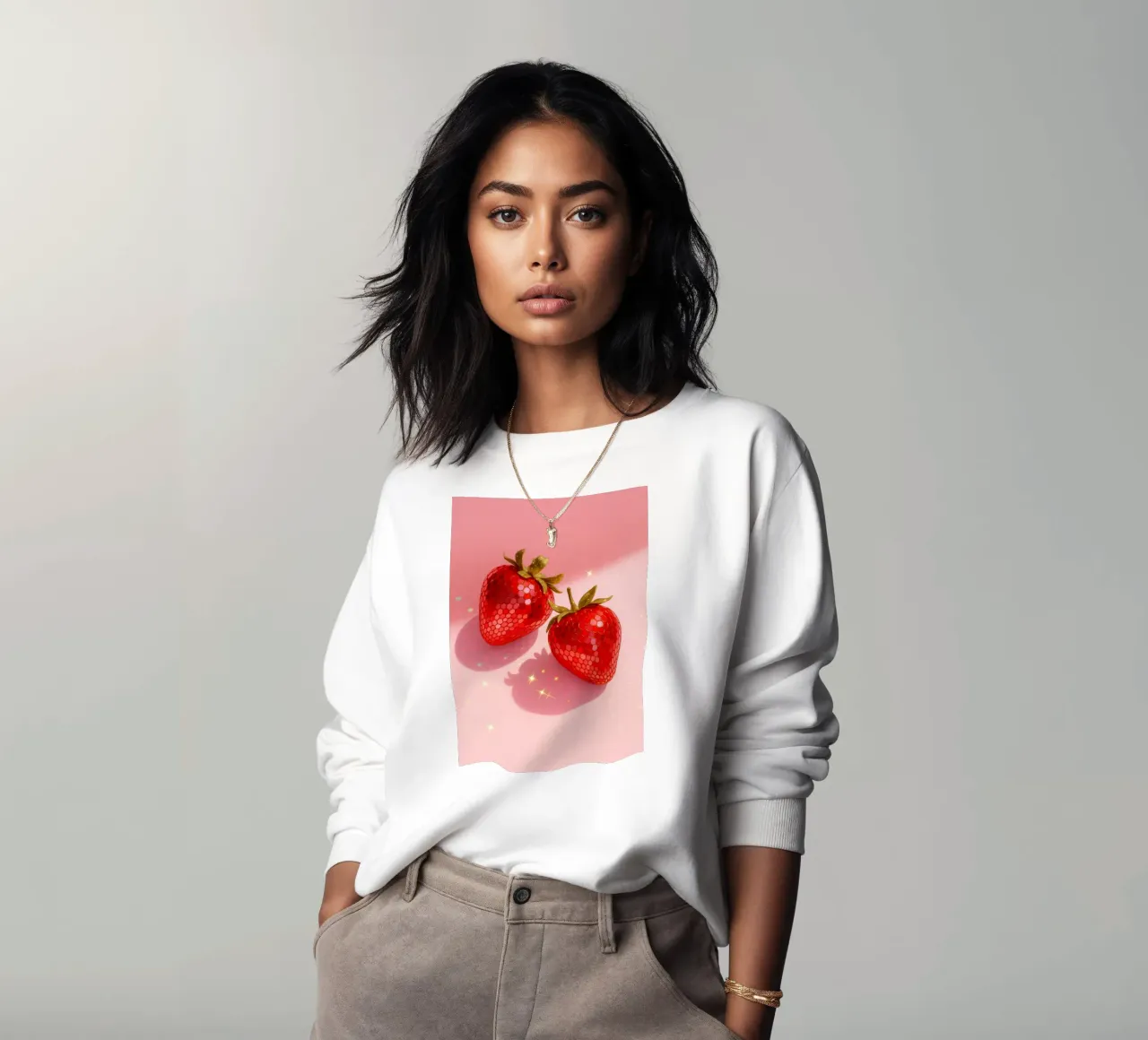 Disco Strawberries felpa da Attaboy Dsgn