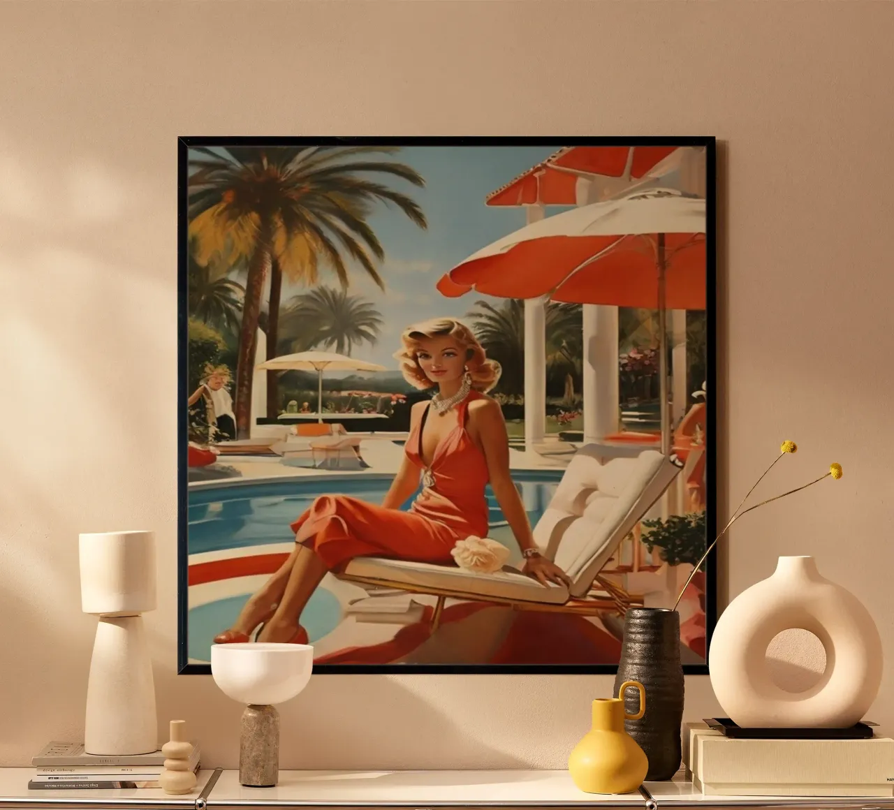 Donna Sexy Slim Aarons poster da The Poster UK