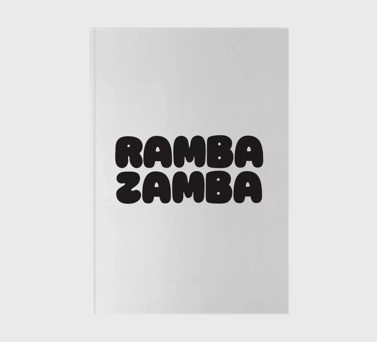 Ramba Zamba notebook by Verplanungsagentur