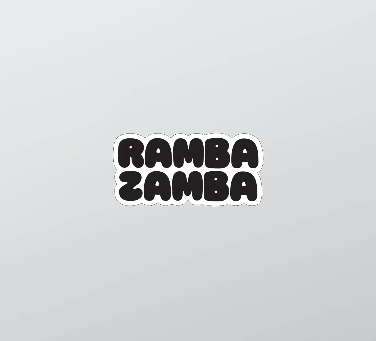 Ramba Zamba Sticker von Verplanungsagentur