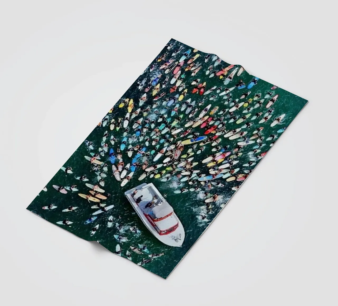 Raduno in mare - Slim Aarons coperta in pile da The Poster UK