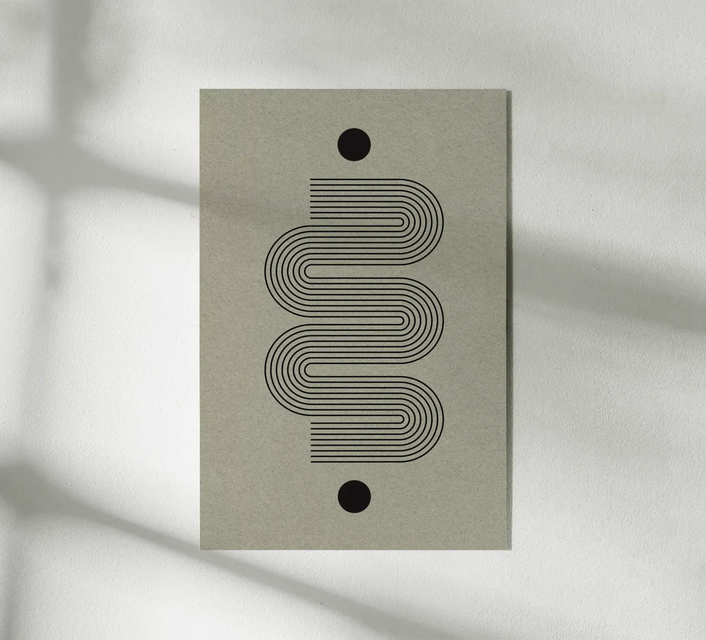 Equilibrio moderno n. 2 plexiglass da The Miuus Studio