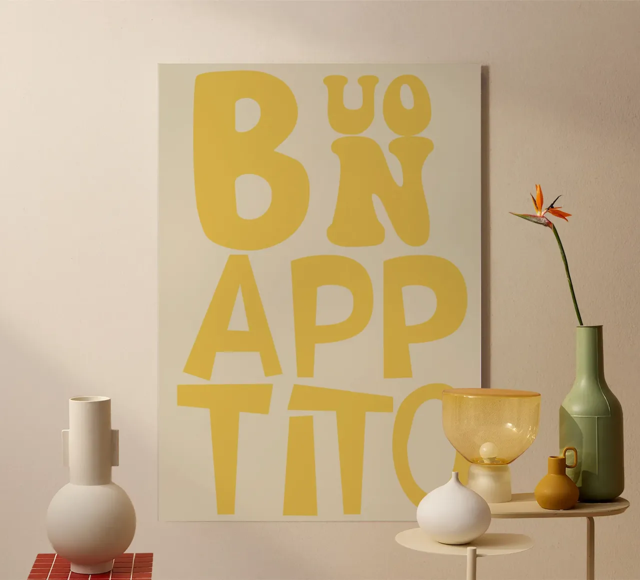 Buon Appetito plexiglass da Attaboy Dsgn