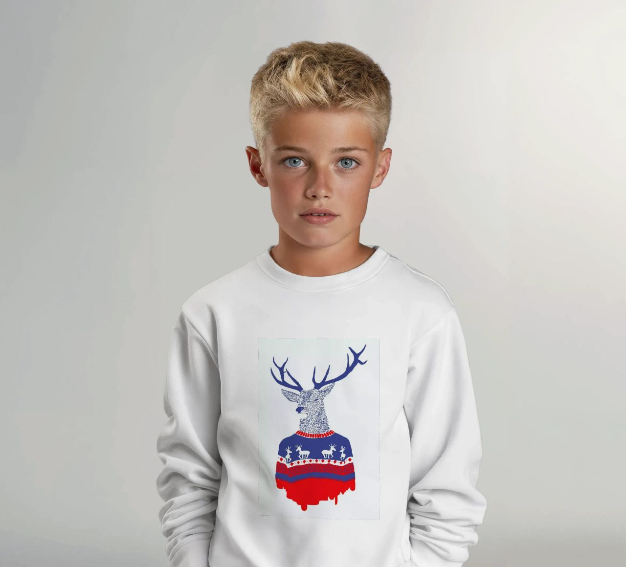 Ugly Winter Pullover kinder sweatshirt van Róbert Farkas
