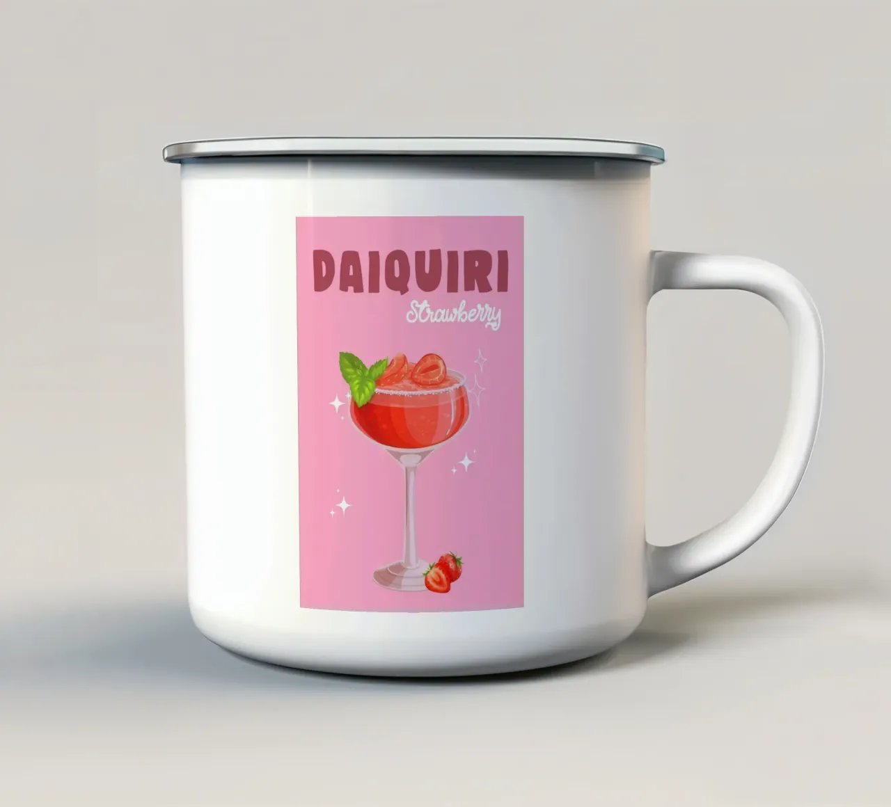 Strawberry Daiquiri Delight tazza in smalto da Attaboy Dsgn