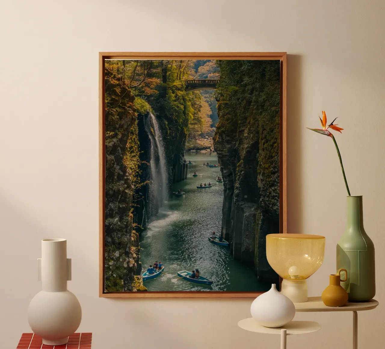 Gola di Takachiho - Miyazaki, Giappone tela con Cornice a cassetta da Marcel Bisig