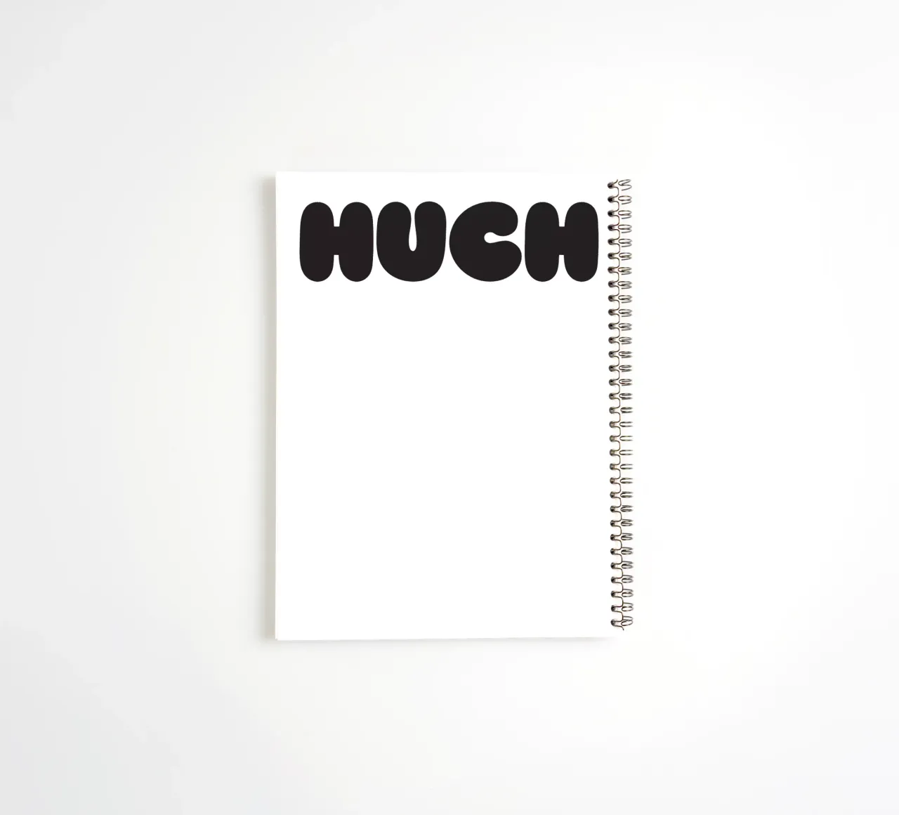 Huch spiral notebook by Verplanungsagentur