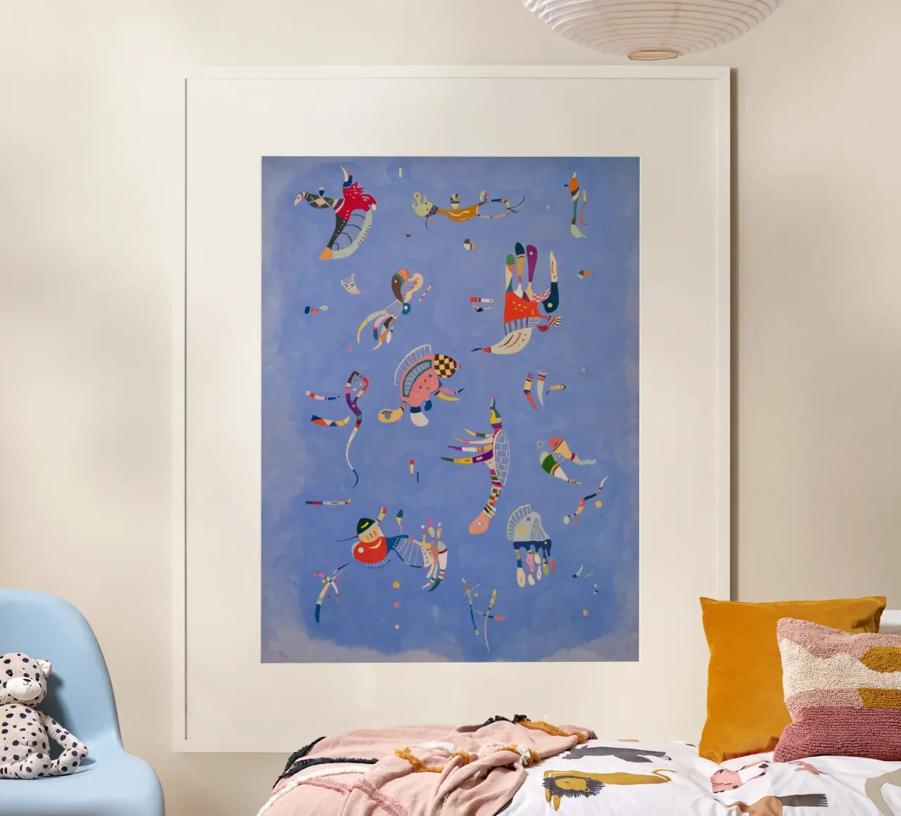 Wassily Kandinsky - Bleu de Ciel - Arte astratta poster da Aesthetic Muse