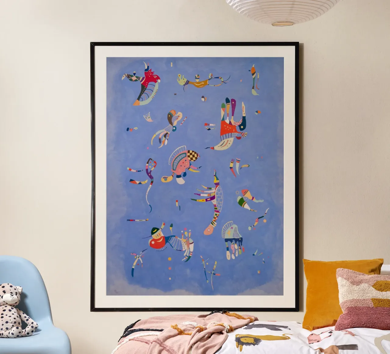 Wassily Kandinsky - Bleu de Ciel - Arte astratta poster da Aesthetic Muse