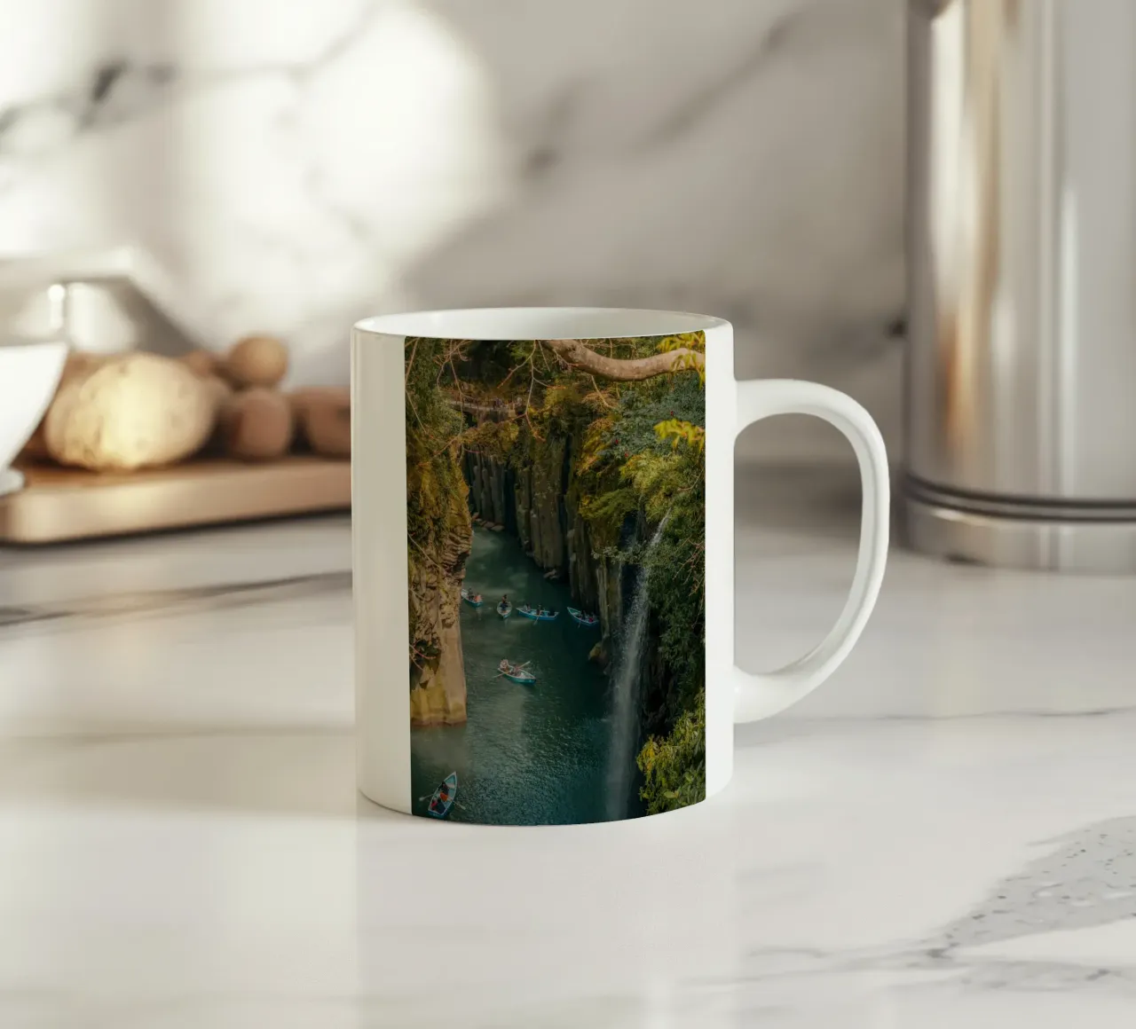 Gola di Takachiho a Miyazaki, Giappone tazza in ceramica da Marcel Bisig