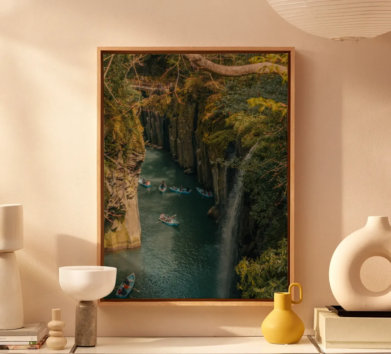 Gola di Takachiho a Miyazaki, Giappone tela con Cornice a cassetta da Marcel Bisig
