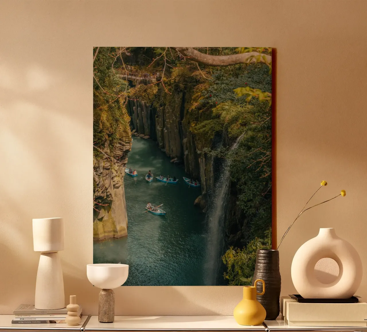 Gola di Takachiho a Miyazaki, Giappone tela con Cornice a cassetta da Marcel Bisig