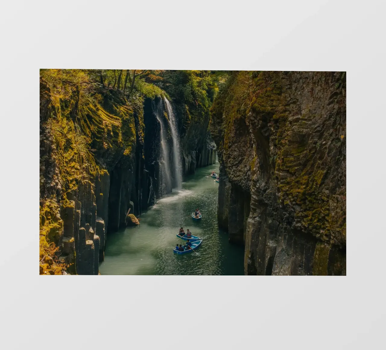 Gola di Takachiho a Miyazaki, Giappone pellicola backlit da Marcel Bisig