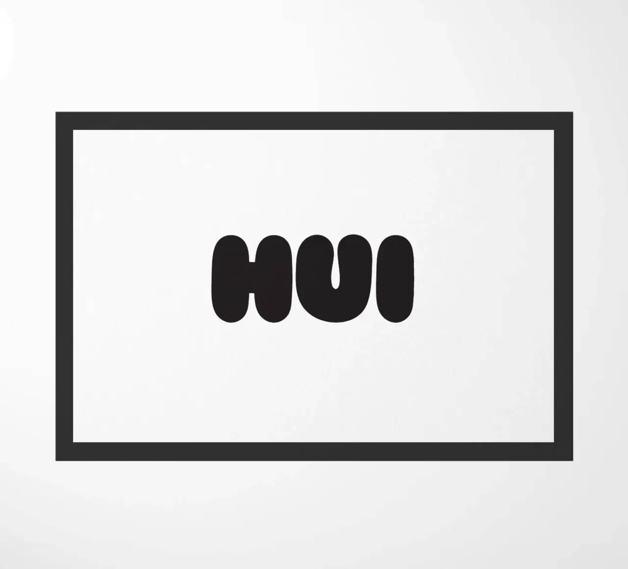 Hui doormat by Verplanungsagentur