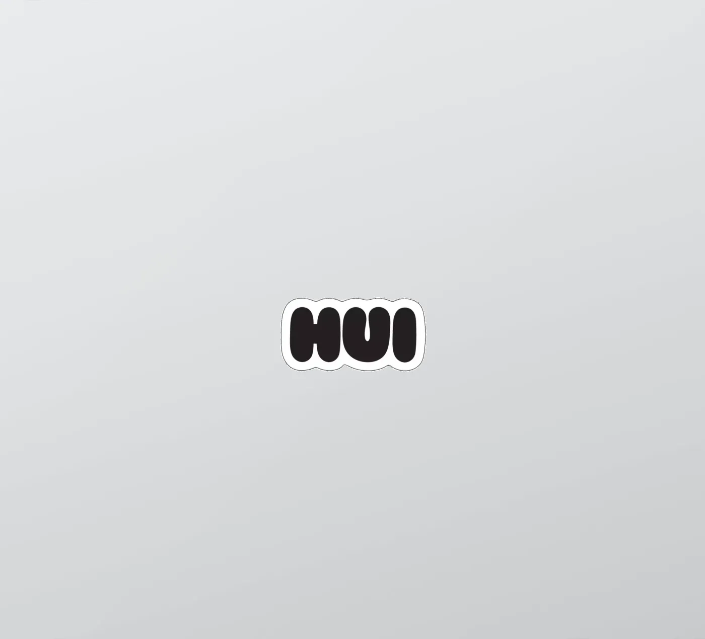 Hui sticker van Verplanungsagentur