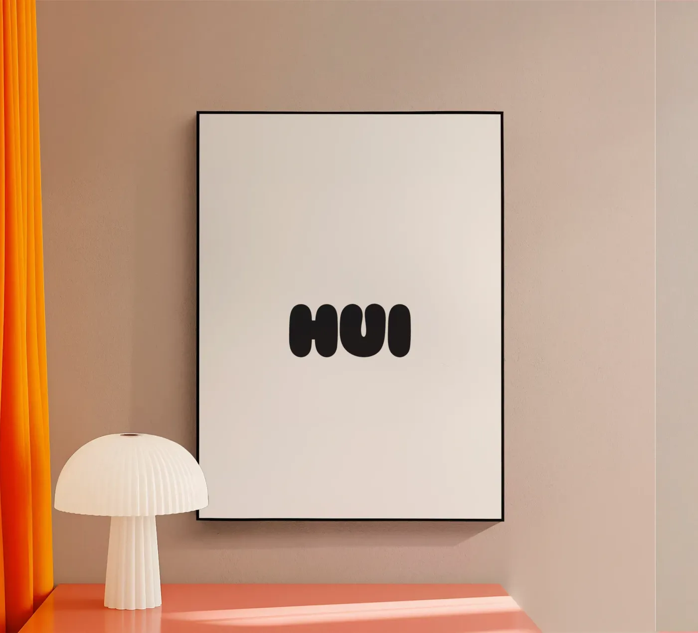 Hui acrylic glass by Verplanungsagentur