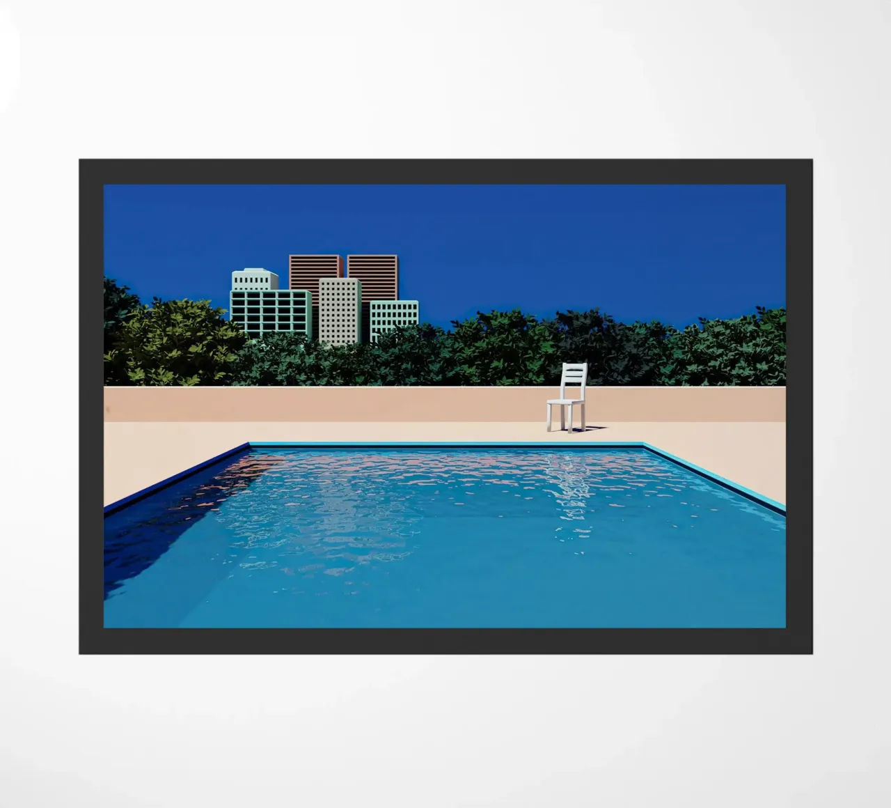 Empty Sunny City Pool zerbino da Leonard Barreiro