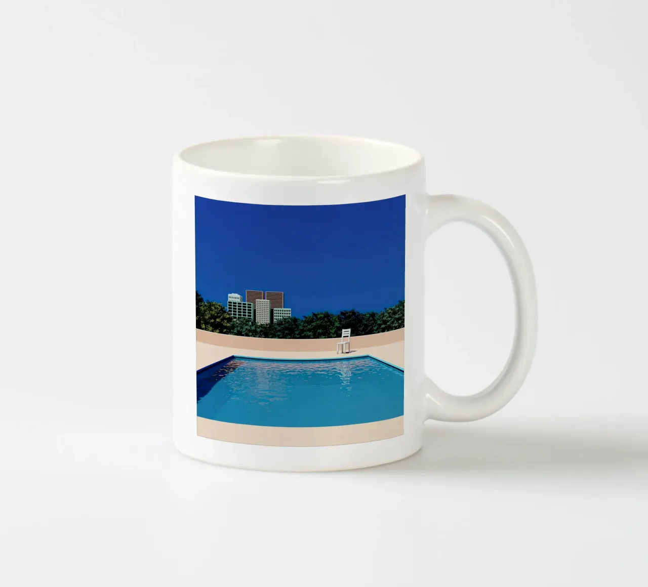 Empty Sunny City Pool tazza in ceramica da Leonard Barreiro