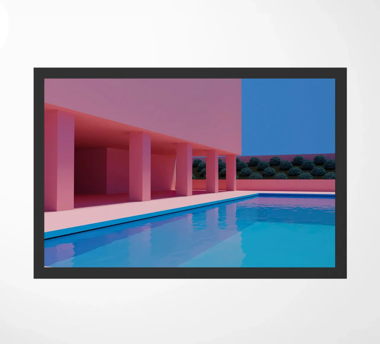 Liminal Pool Pink Building zerbino da Leonard Barreiro