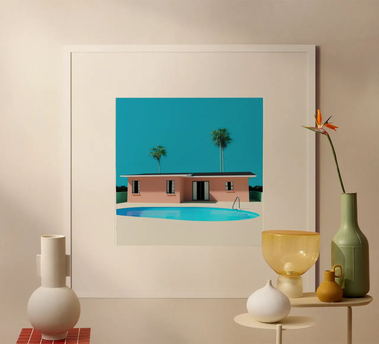 Liminal Sunny Pool House poster da Leonard Barreiro