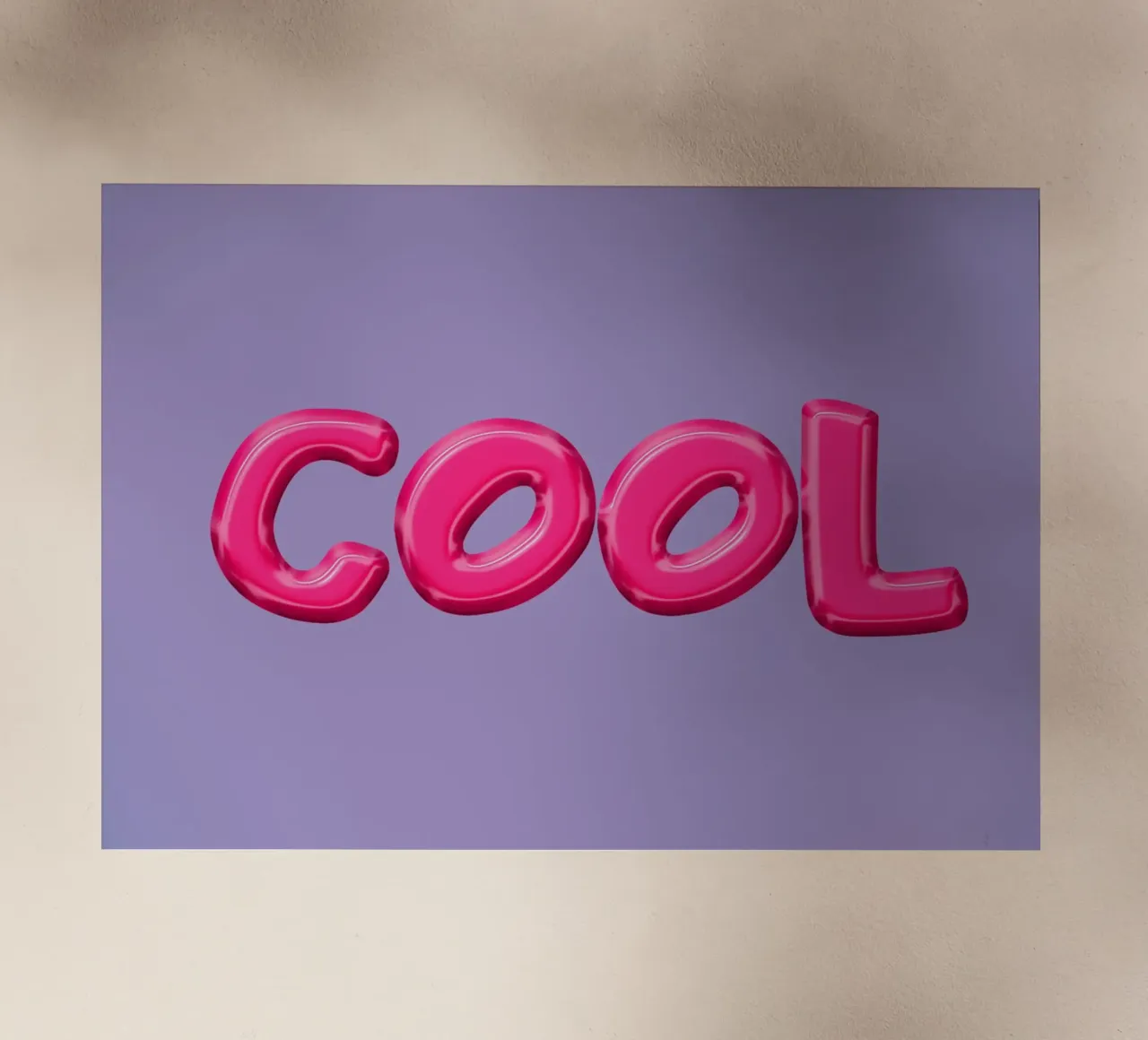 Cool Typography pellicola backlit da Attaboy Dsgn
