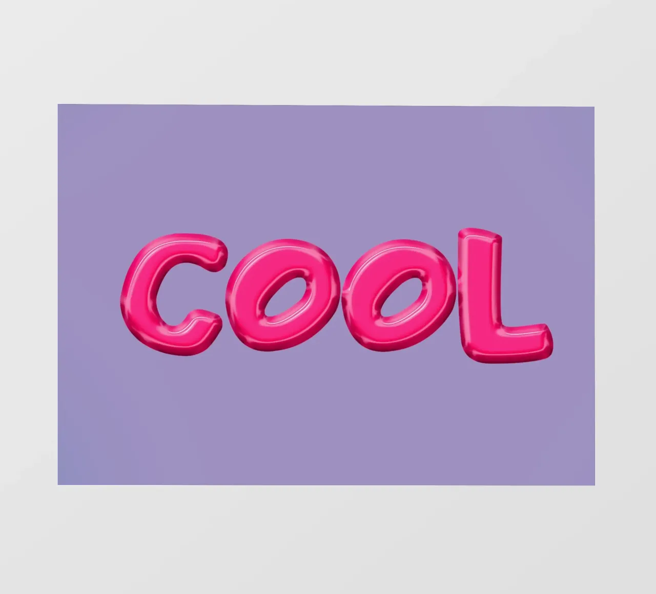 Cool Typography pellicola backlit da Attaboy Dsgn