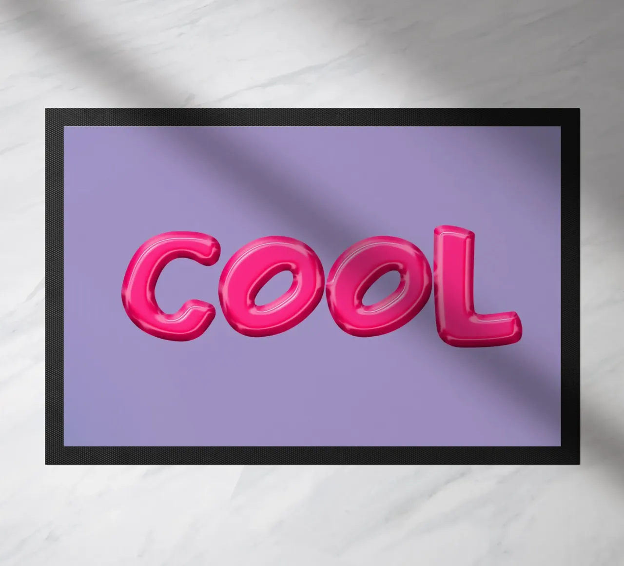 Cool Typography deurmat van Attaboy Dsgn