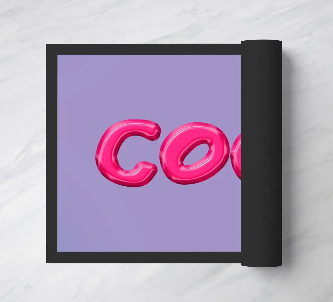 Cool Typography deurmat van Attaboy Dsgn