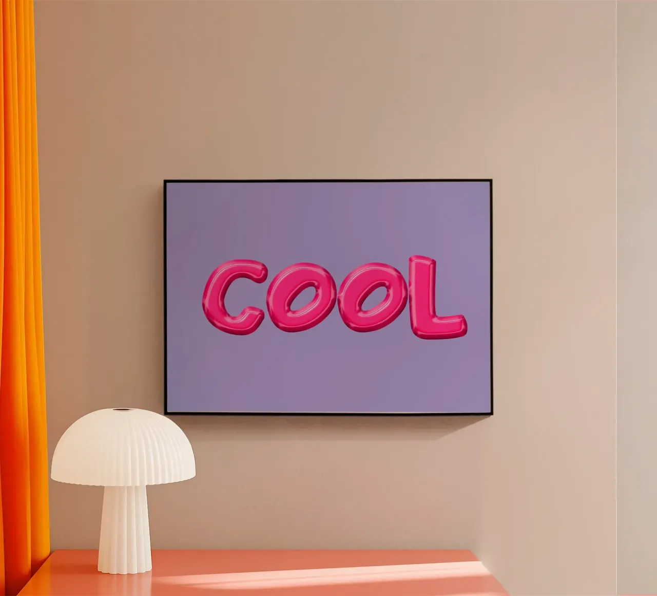 Cool Typography plexiglass da Attaboy Dsgn