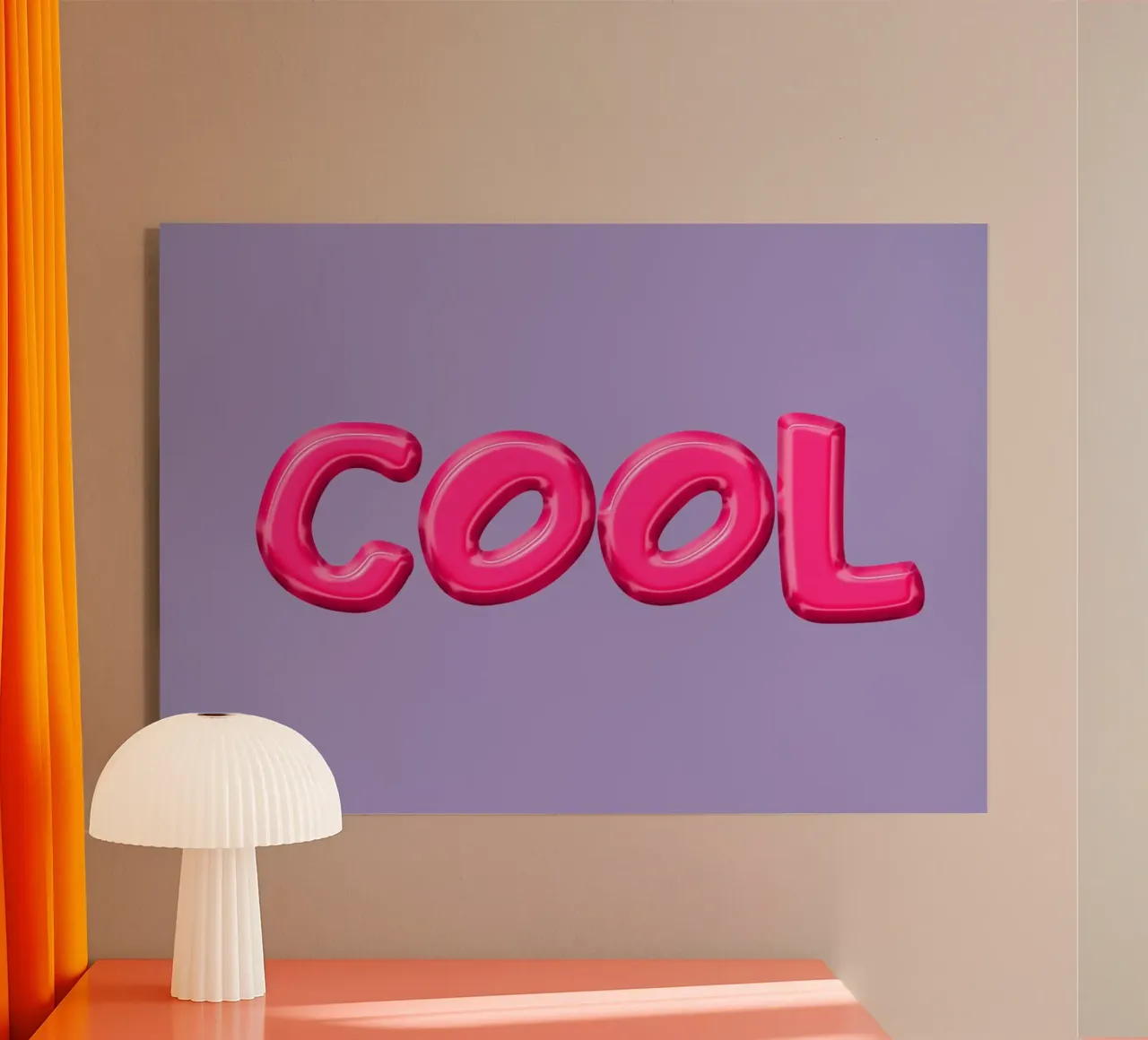 Cool Typography plexiglass da Attaboy Dsgn