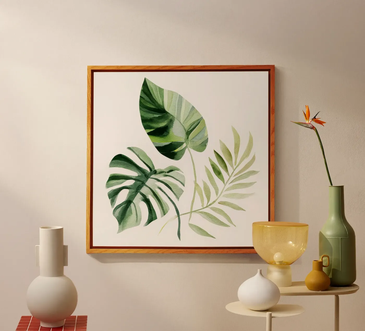 Forme tropicali 2 plexiglass da Sophia Calder Studio