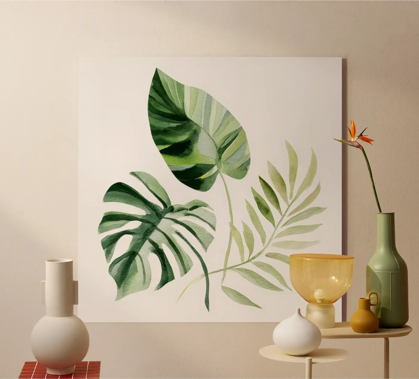Forme tropicali 2 plexiglass da Sophia Calder Studio